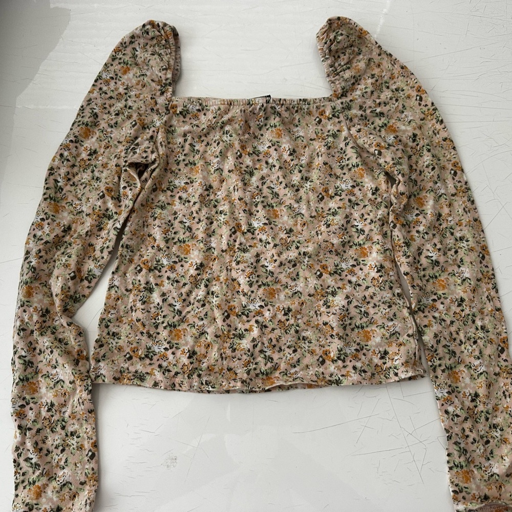 Wild Fable Long Sleeve Halter Top Size S